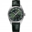 41 mm, Steel On Leather Strap