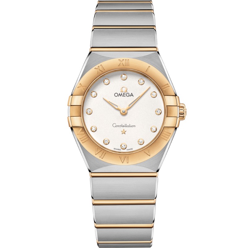 28 mm, Steel - Yellow Gold On Steel - Yellow Gold