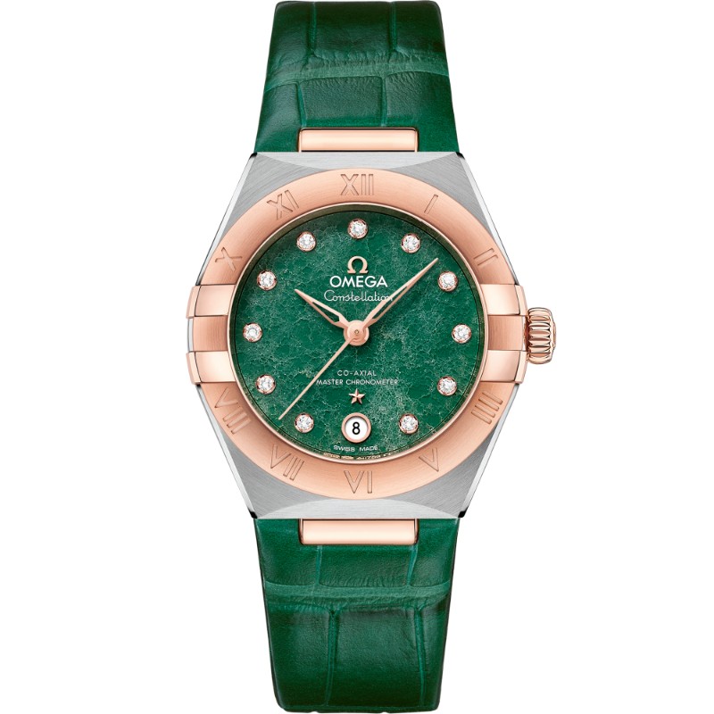 29 mm, Steel - Sedna™ Gold On Leather Strap