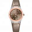 34 mm, Steel - Sedna™ Gold On Leather Strap