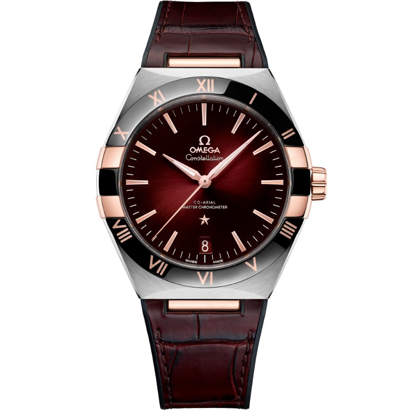 41 mm, Steel - Sedna™ Gold On Leather Strap