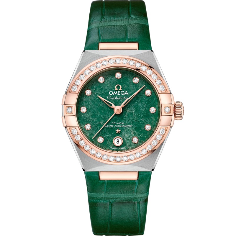 29 mm, Steel - Sedna™ Gold On Leather Strap