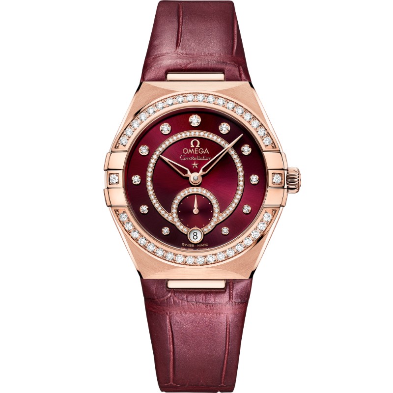 34 mm, Sedna™ Gold On Leather Strap