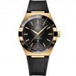 41 mm, Yellow Gold On Leather Strap