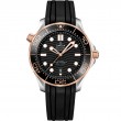 42 mm, Steel - Sedna™ Gold On Rubber Strap