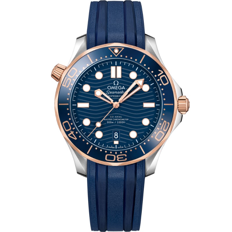 42 mm, Steel - Sedna™ Gold On Rubber Strap