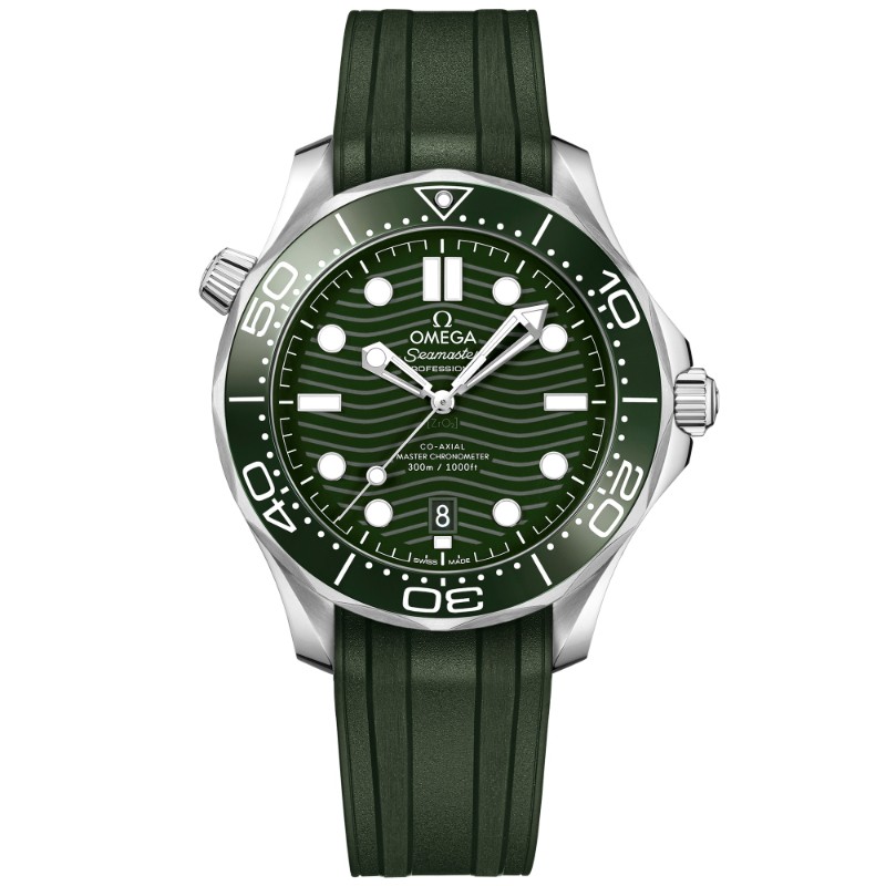 42 mm, Steel On Rubber Strap
