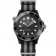 43.5 mm, Black Ceramic On Nato Strap