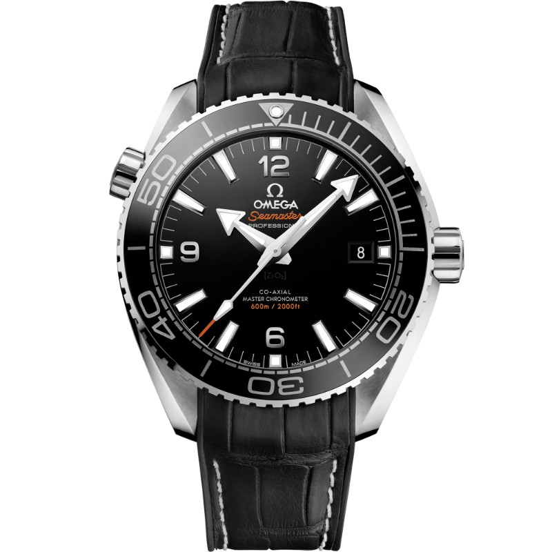 43.5 mm, Steel On Leather Strap With Rubber Lining