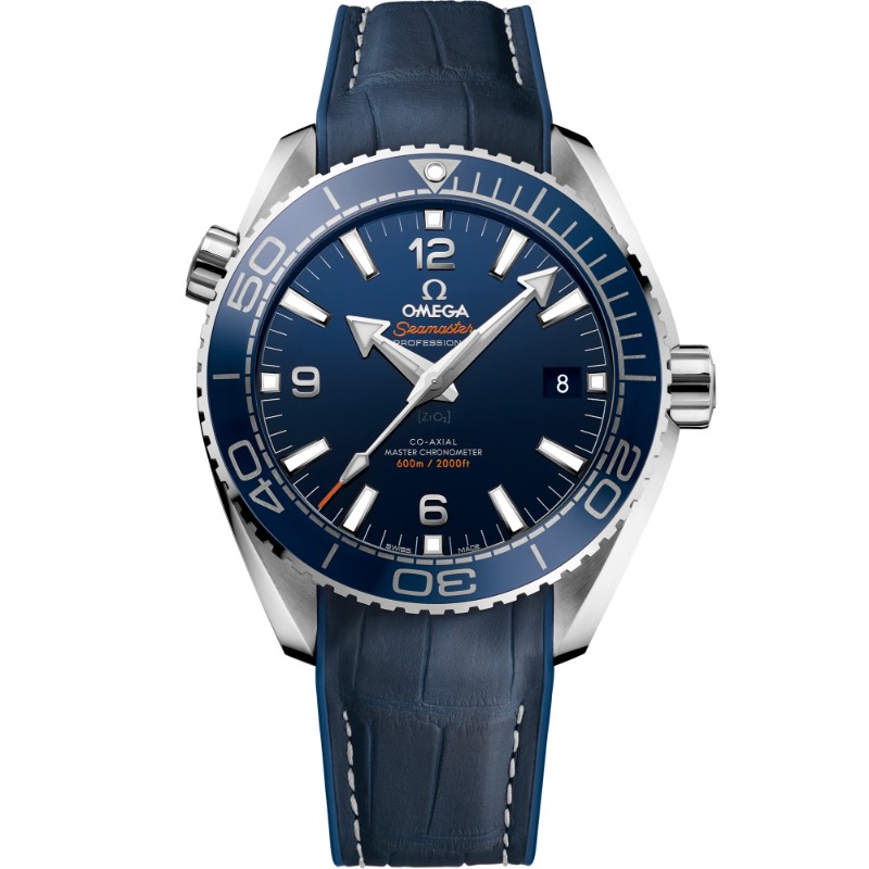43.5 mm, Steel On Leather Strap With Rubber Lining