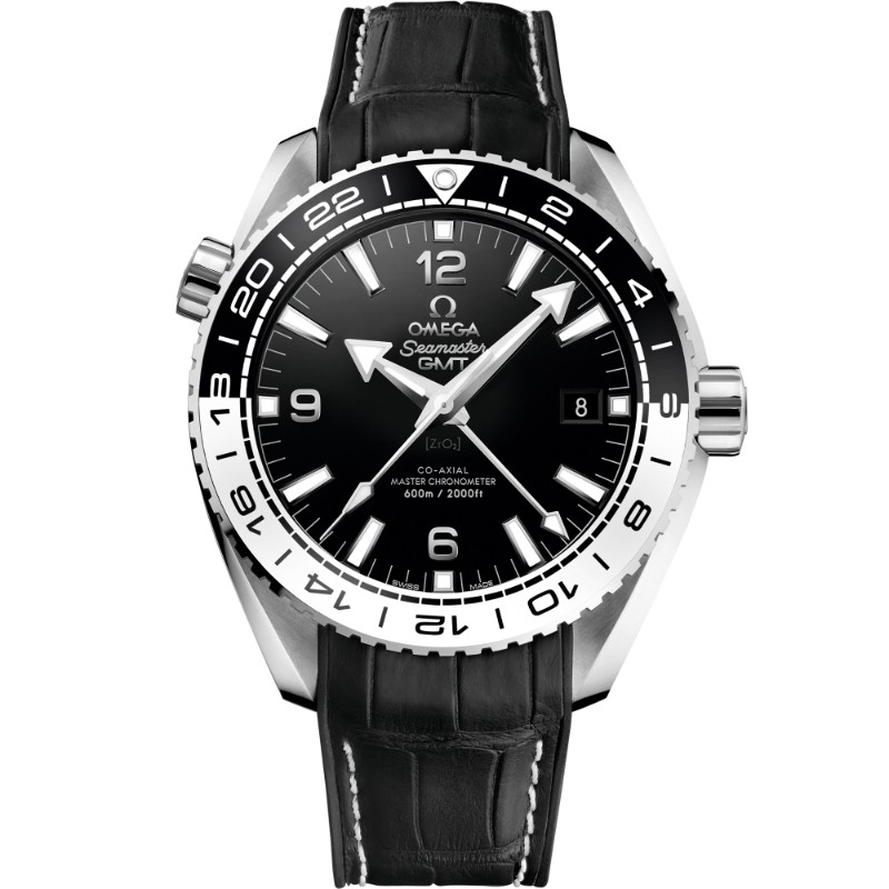 43.5 mm, Steel On Leather Strap With Rubber Lining