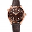 39.5 mm, Sedna™ Gold On Leather Strap With Rubber Lining