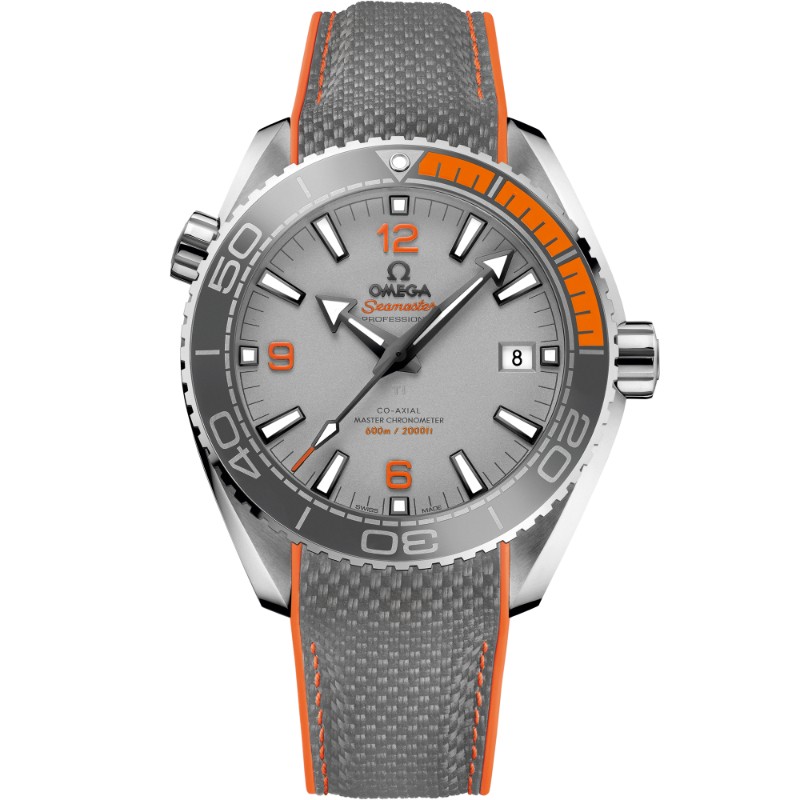 43.5 mm, Titanium On Rubber Strap