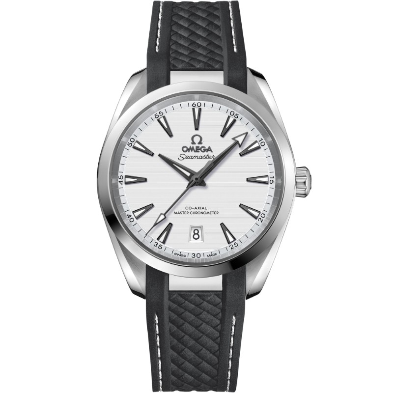 38 mm, Steel On Rubber Strap