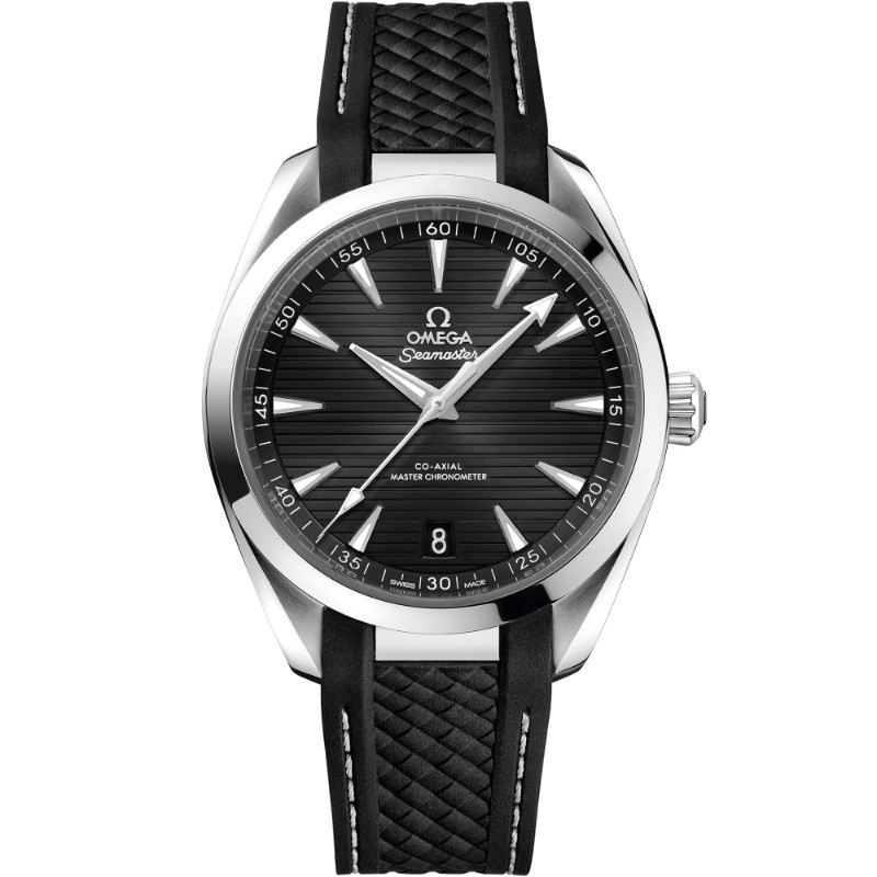 41 mm, Steel On Rubber Strap
