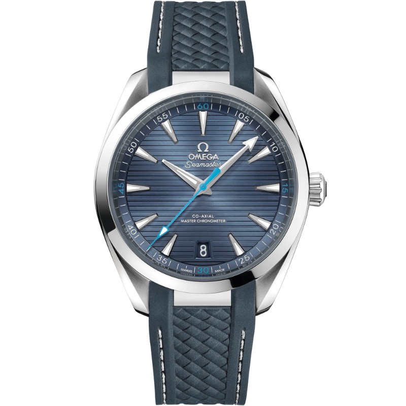 41 mm, Steel On Rubber Strap