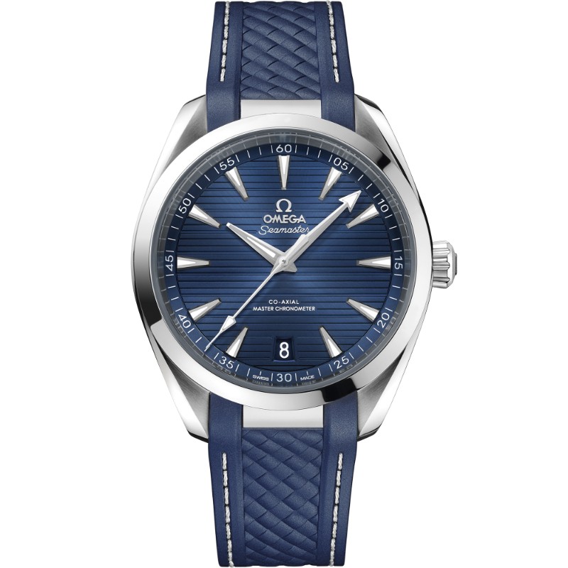 41 mm, Steel On Rubber Strap