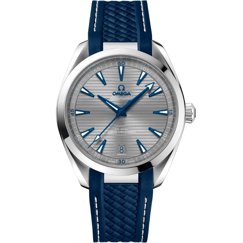 41 mm, Steel On Rubber Strap