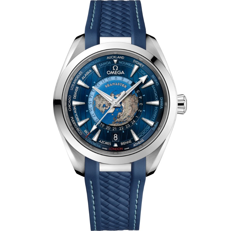 43 mm, Steel On Rubber Strap