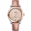 34 mm, Steel - Sedna™ Gold On Leather Strap