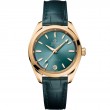 34 mm, Moonshine™ Gold On Leather Strap