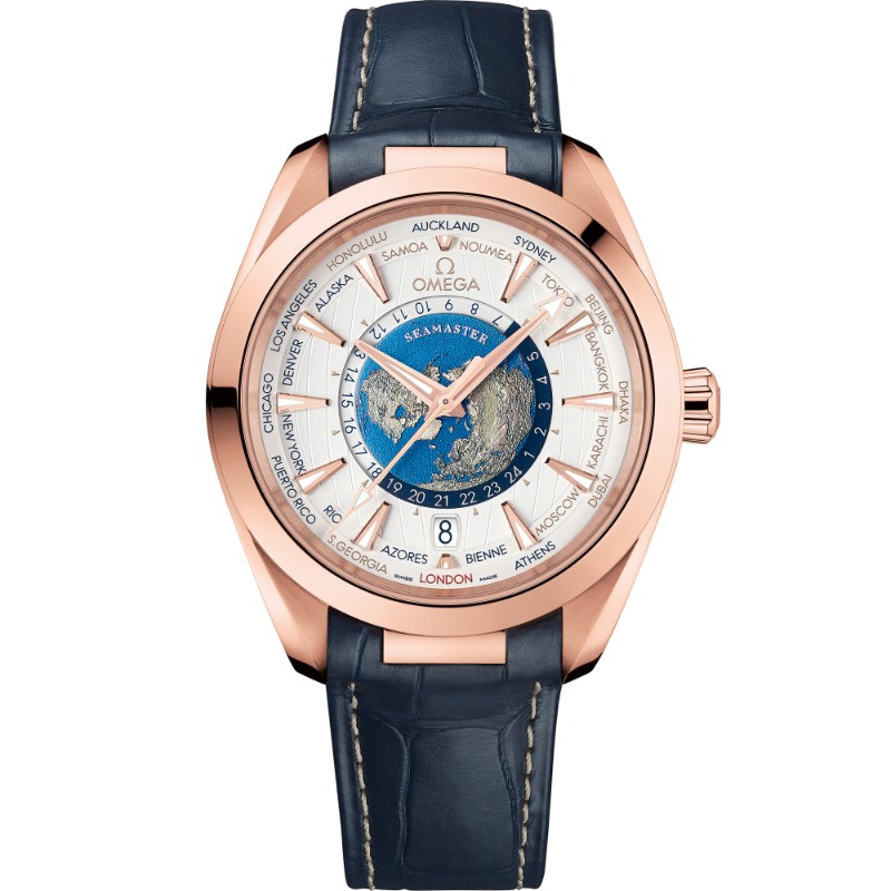 43 mm, Sedna™ Gold On Leather Strap