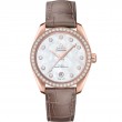 38 mm, Sedna™ Gold On Leather Strap