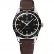 41 mm, Steel On Leather Strap