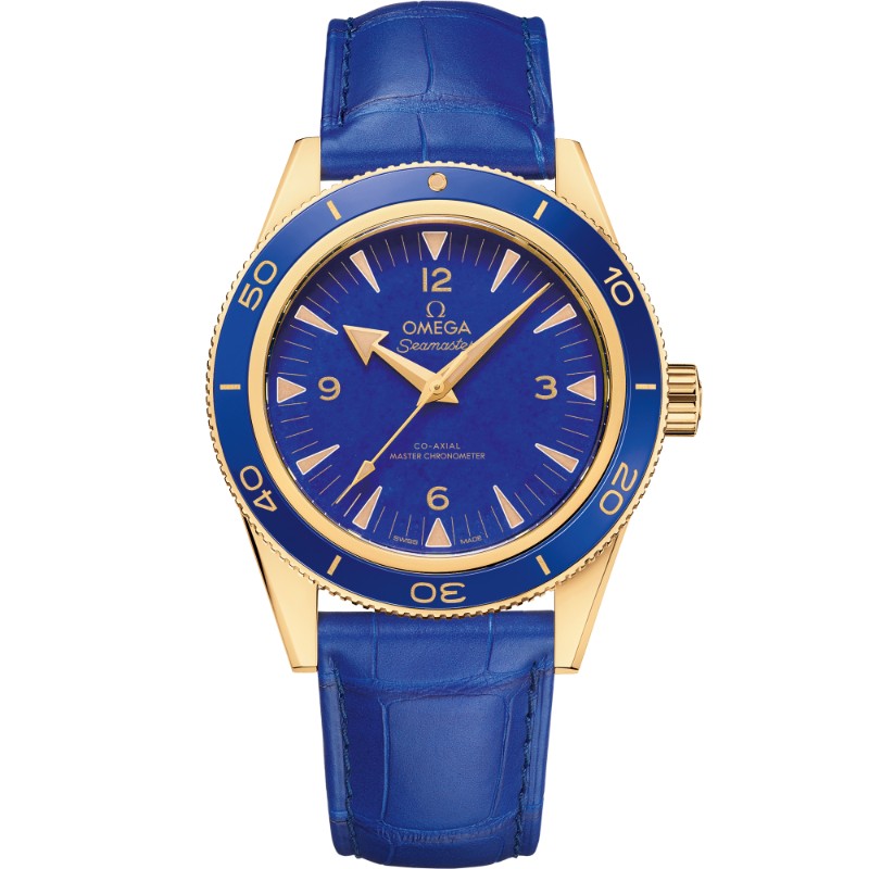 41 mm, Yellow Gold On Leather Strap