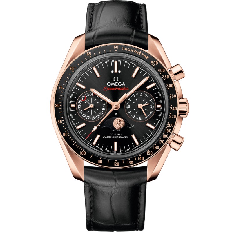 44.25 mm, Sedna™ Gold On Leather Strap