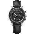 42 mm, Steel On Leather Strap
