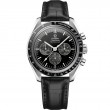 42 mm, Platinum On Leather Strap