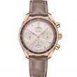 38 mm, Sedna™ Gold On Leather Strap