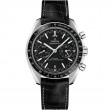 44.25 mm, Steel On Leather Strap