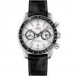 44.25 mm, Steel On Leather Strap