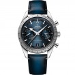 40.5 mm, Steel On Leather Strap