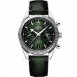 40.5 mm, Steel On Leather Strap