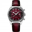 40.5 mm, Steel On Leather Strap