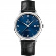 39.5 mm, Steel On Leather Strap