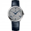 39.5 mm, Steel On Leather Strap