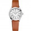 26 mm, Steel On Leather Strap