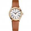 26 mm, Moonshine™ Gold On Leather Strap
