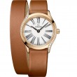 26 mm, Moonshine™ Gold On Leather Strap