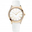 36 mm, Moonshine™ Gold On Rubber Strap