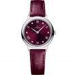 27.5 mm, Steel On Leather Strap