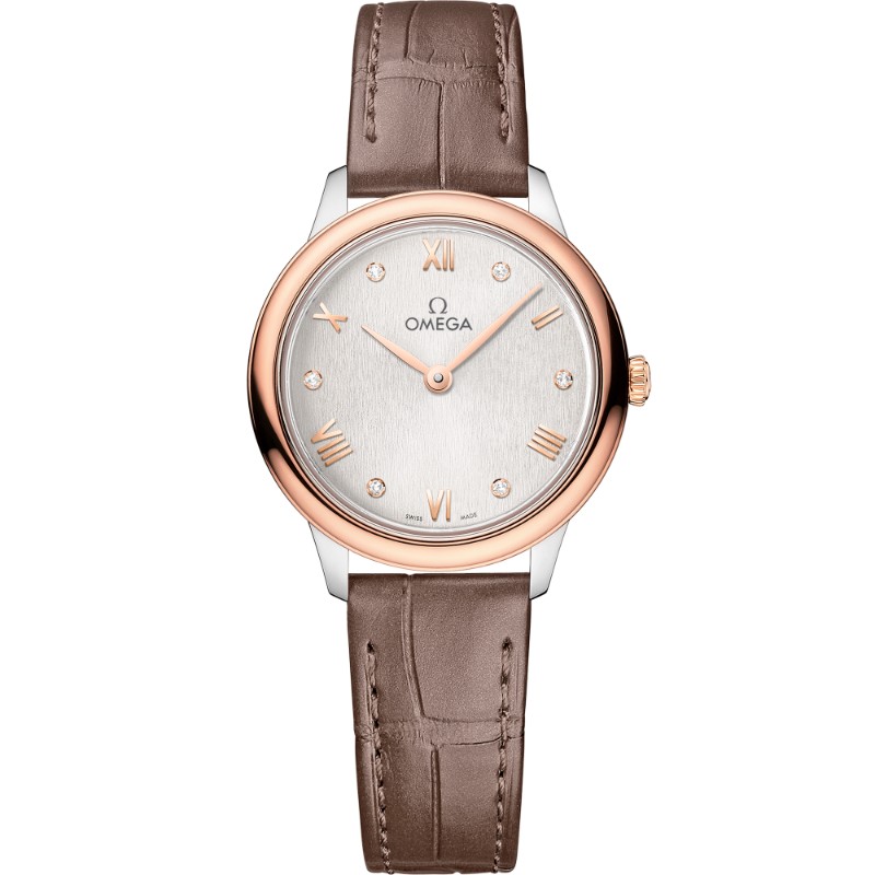 27.5 mm, Steel - Sedna™ Gold On Leather Strap