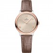 27.5 mm, Steel - Sedna™ Gold On Leather Strap