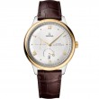 41 mm, Steel - Yellow Gold On Leather Strap