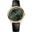 41 mm, Yellow Gold On Leather Strap