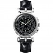 38 mm, White Gold On Leather Strap